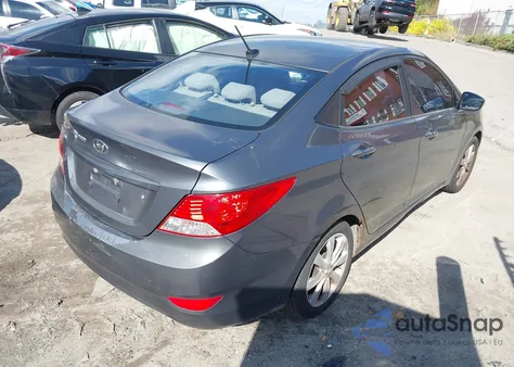 2012 Hyundai Accent Gls z USA, uszkodzony, nr VIN KMHCU4AE7CU068663